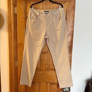 LAUREN by Ralph Lauren 14W Camel Tan Pant WOMENS